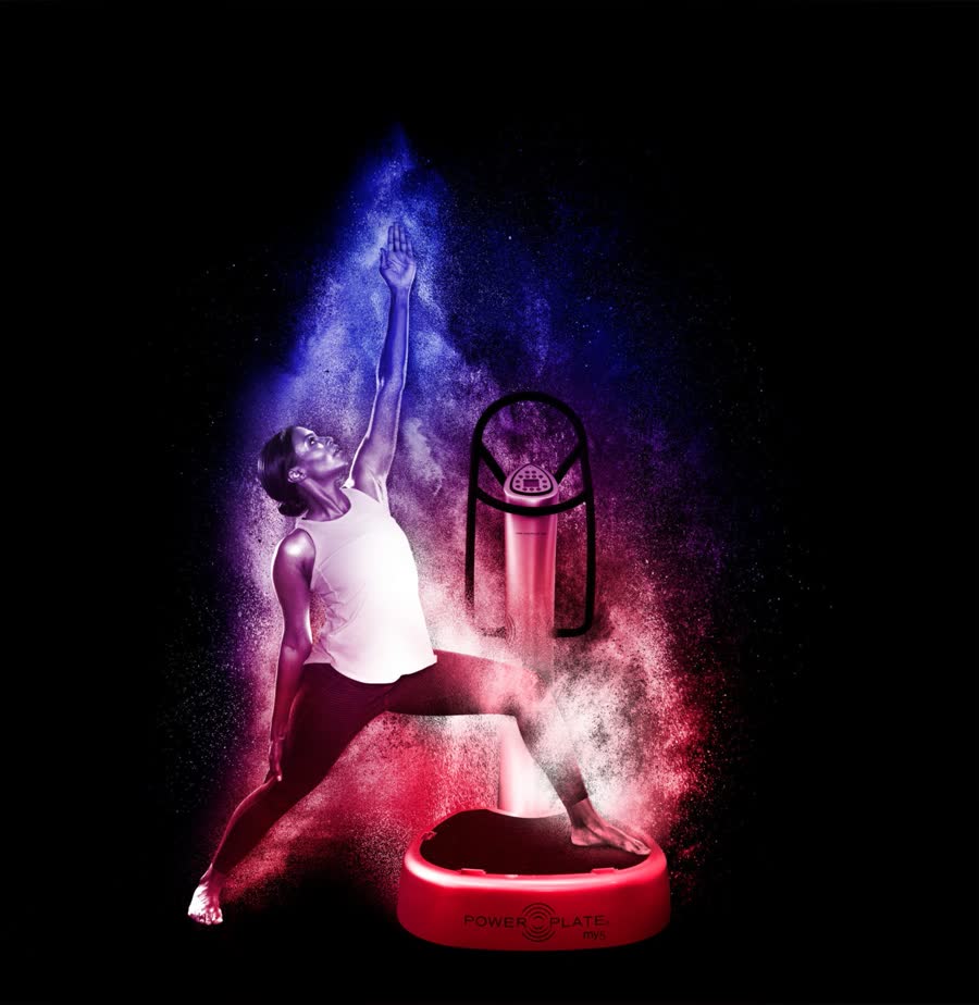 Виброплатформа Power Plate для тренировки пресса дома